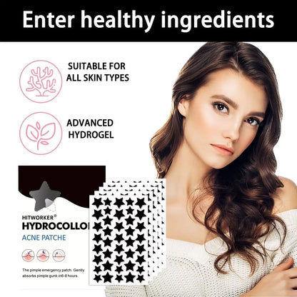 Star shaped hydrocolloid acne patch 200/400 pieces/box acne patch,