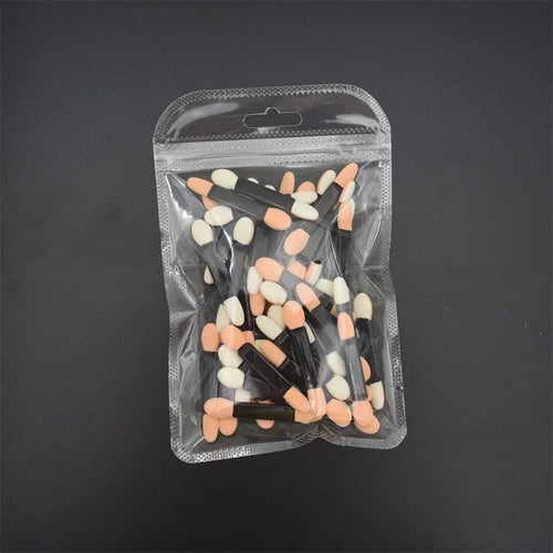 Cuttte 50/100PCS Disposable Dual Sides Eye Shadow Sponge Applicators