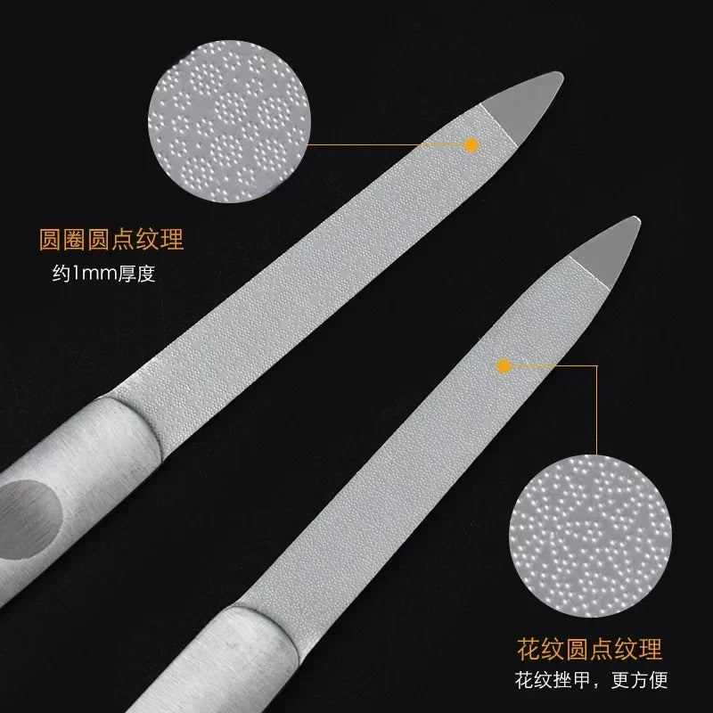 Nano Glass Nail File Transparent Crystal Nail Polish Rubbing Strip