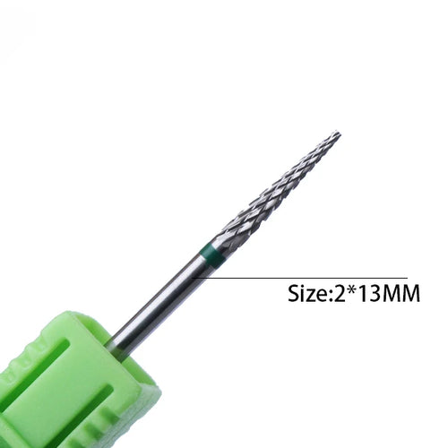 1pc Carbide Tungsten Nail Drill Bit Rotate Burr Milling Nail Cutter