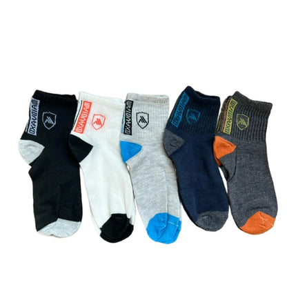 5 Pairs Men's Socks Mid-Calf Socks Warm Socks Long Sweat-Absorbing