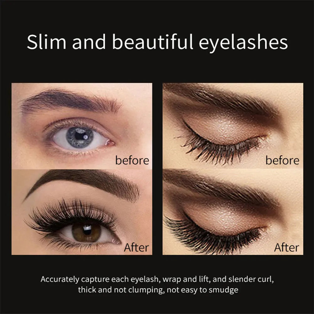 4D Brilliant Starry Sky Black  Mascara Slim, Thick, Curled,