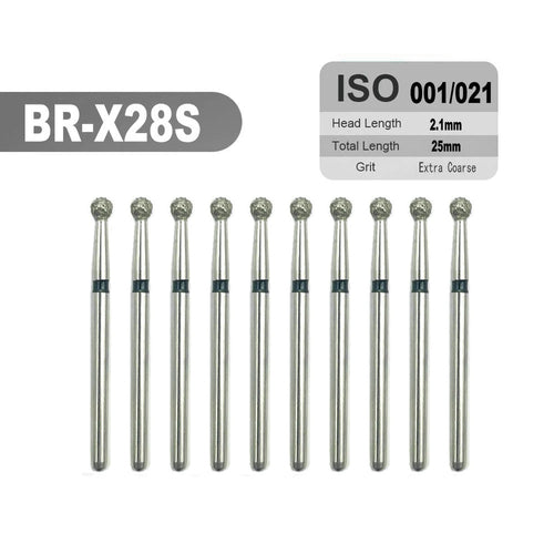 10pcs Dental High Speed Diamond Burs Dentistry Cavity
