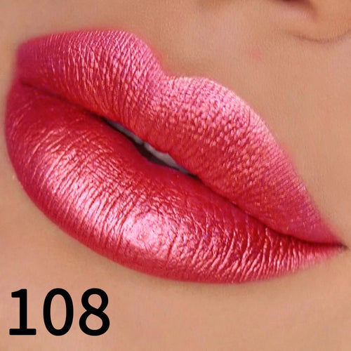 19 colors glitter lipstick hydrating red pink sparkling shine lip