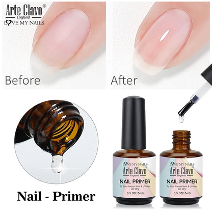 Arte Clavo 15ml Nail Primer Fast Air Dry Base Cleaning Agents UV Gel