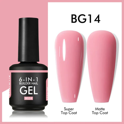 CHUNSHU 6 IN 1 Extension UV Gel Polish In A bottle Builder Nail Gel