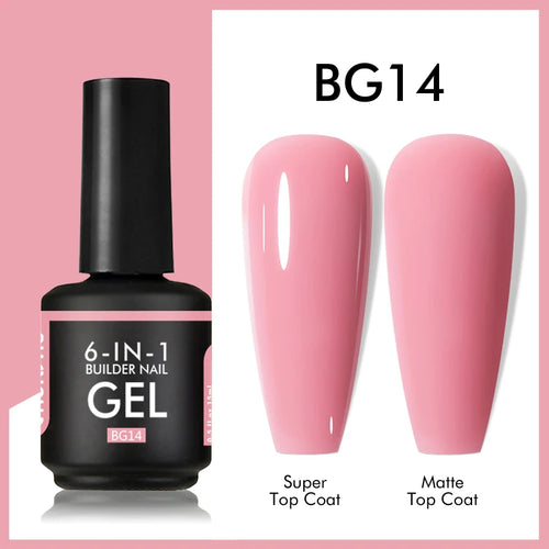 CHUNSHU 6 IN 1 Extension UV Gel Polish In A bottle Builder Nail Gel