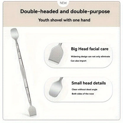 1Pcs Double-Ended Blackhead Remover: Facial Pore Cleanser, Exfoliator,