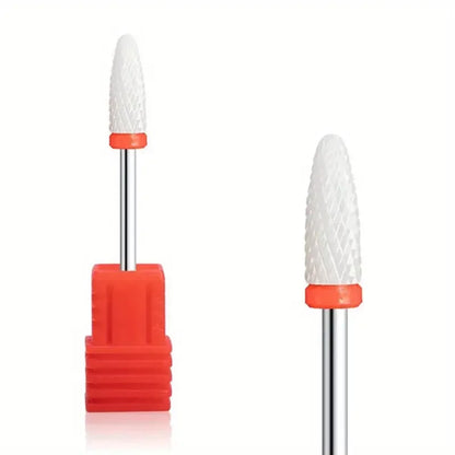 1Pcs Ceramic Milling Cutter Nail Drill Bits Electric Manicure Drills