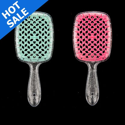 2pc Hair Comb Set Anti Static Scalp Massage Wet Dry Comb Demelante