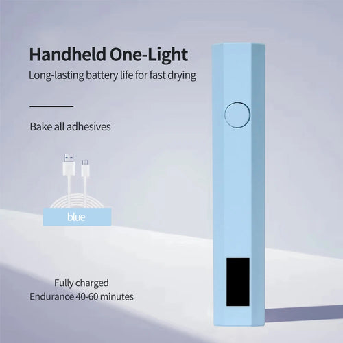 YIKOOLIN Convenient Handheld Nail Dryer Lamp UV/LED Nail Curing All