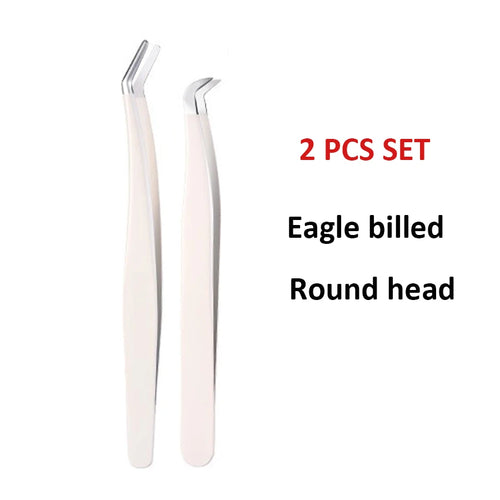 Multifunctional Tweezers Stainless Steel Eyelash Tweezers Grafting