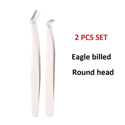 Multifunctional Tweezers Stainless Steel Eyelash Tweezers Grafting