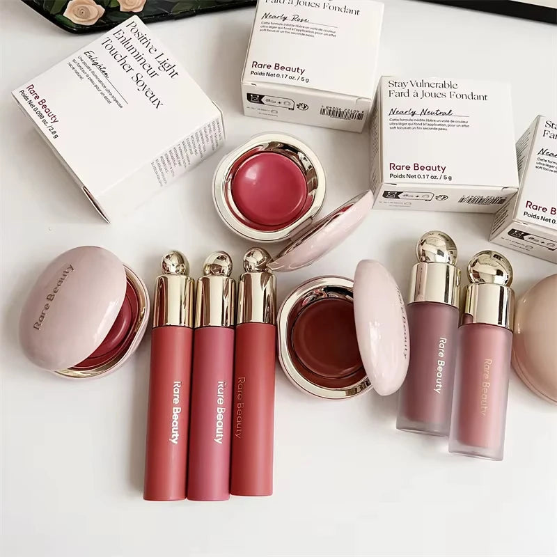 Rare Beauty Melting Cream Blush Makeup Matte Pearlescent Texture