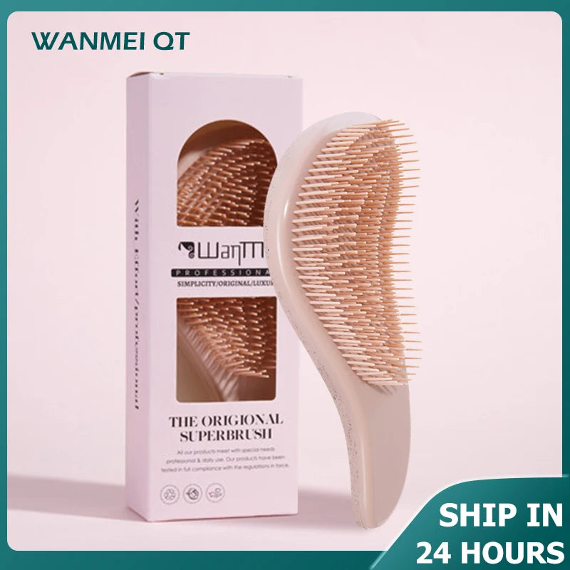 Magic Detangling Boxed Hair Comb Anti Static Hairdressing Comb Girls