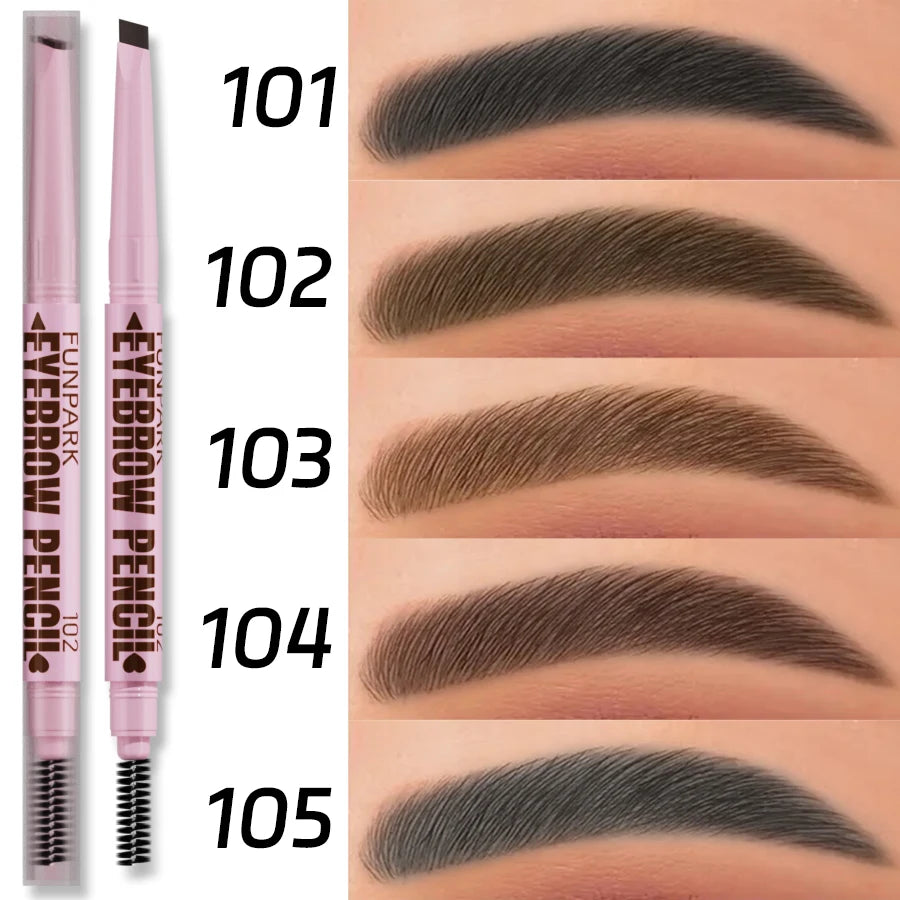2 in1 Eyebrow pencil professional Cosmetics makeup for women 5 Colors