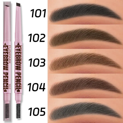 2 in1 Eyebrow pencil professional Cosmetics makeup for women 5 Colors