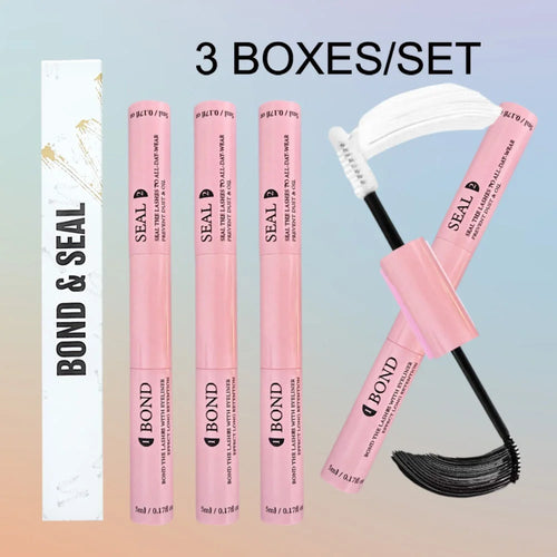 Segmented Individual False Lashes with Dual-Ended Lash Glue -