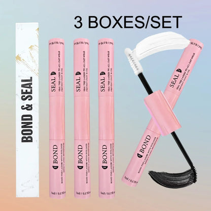 Segmented Individual False Lashes with Dual-Ended Lash Glue -