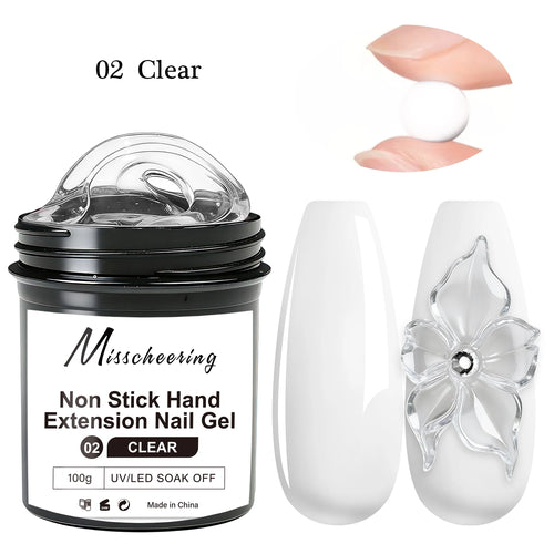 1Jar 100/150g Poly Nail Gel UV LED Cured Builder Nail Gel Acrylic