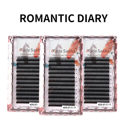 MARIA 5D W Lashes Easy Fan Eyelash Extensions Wholesales Y Premade