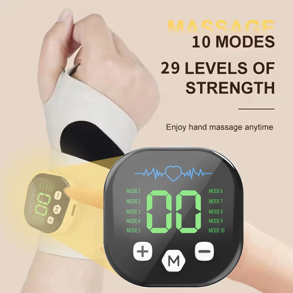 Electric Cordless Hand Wrist Massager Vibration Relieves Tenosynovitis