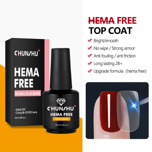 CHUNSHU Hema FREE Construction UV Gel 18ml Builder Nail Gel In A