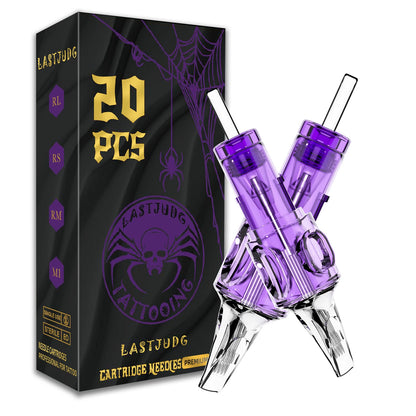 LASTJUDG Tattoo Needles 20PCS Disposable Tattoo Needles RL RS M1 RM