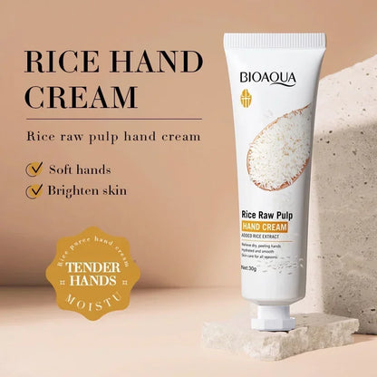 Rice Hand Cream Volumizing Rejuvenating Nourishing Moisturizing