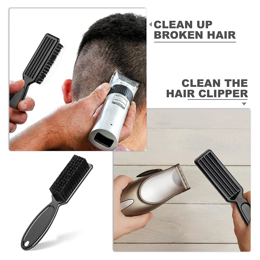 Barber Neck Duster Brush Sets Plastic Handle Hairdressing Soft Hair