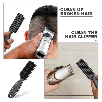 Barber Neck Duster Brush Sets Plastic Handle Hairdressing Soft Hair