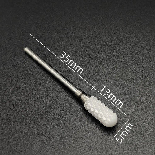 Ceramic Carbide Nail Drill Bit Rotate Burr Milling Nail Cutter Bits
