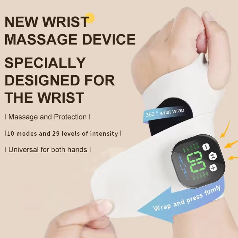 Electric Cordless Hand Wrist Massager Vibration Relieves Tenosynovitis