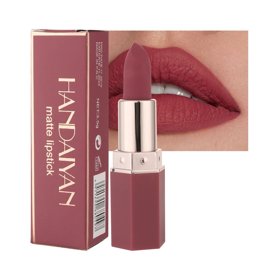 1pc matte lipstick, non easy to stick cup, non fading, matte,