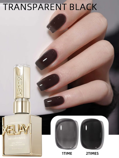 15ML transparent pink gel nail polish long-lasting nail polish gel