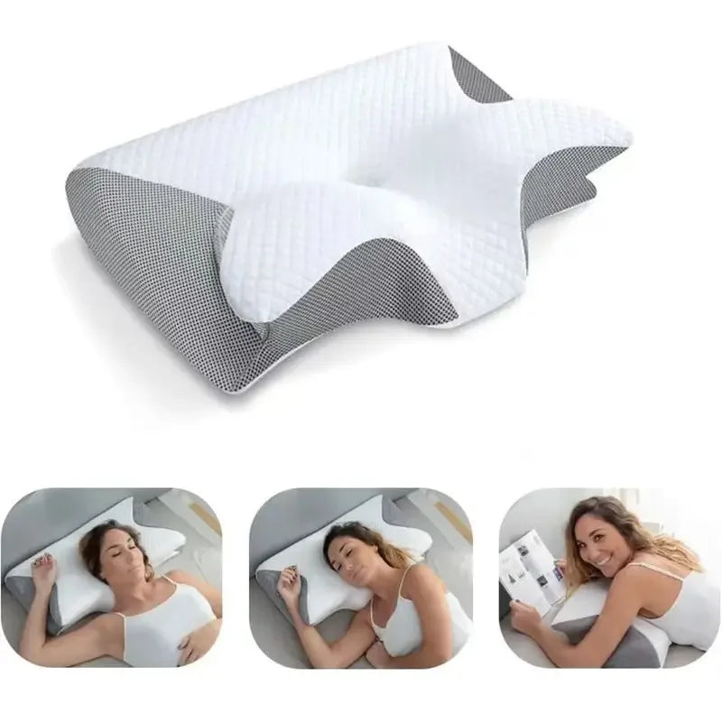 Butterfly Sleep Memory Neck Pillow Slow Rebound Comfortable Memory