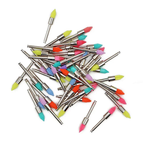100pcs Dental Prophy Brushes Polishing Polisher Disposable Latch type