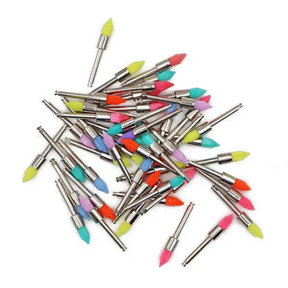 100pcs Dental Prophy Brushes Polishing Polisher Disposable Latch type