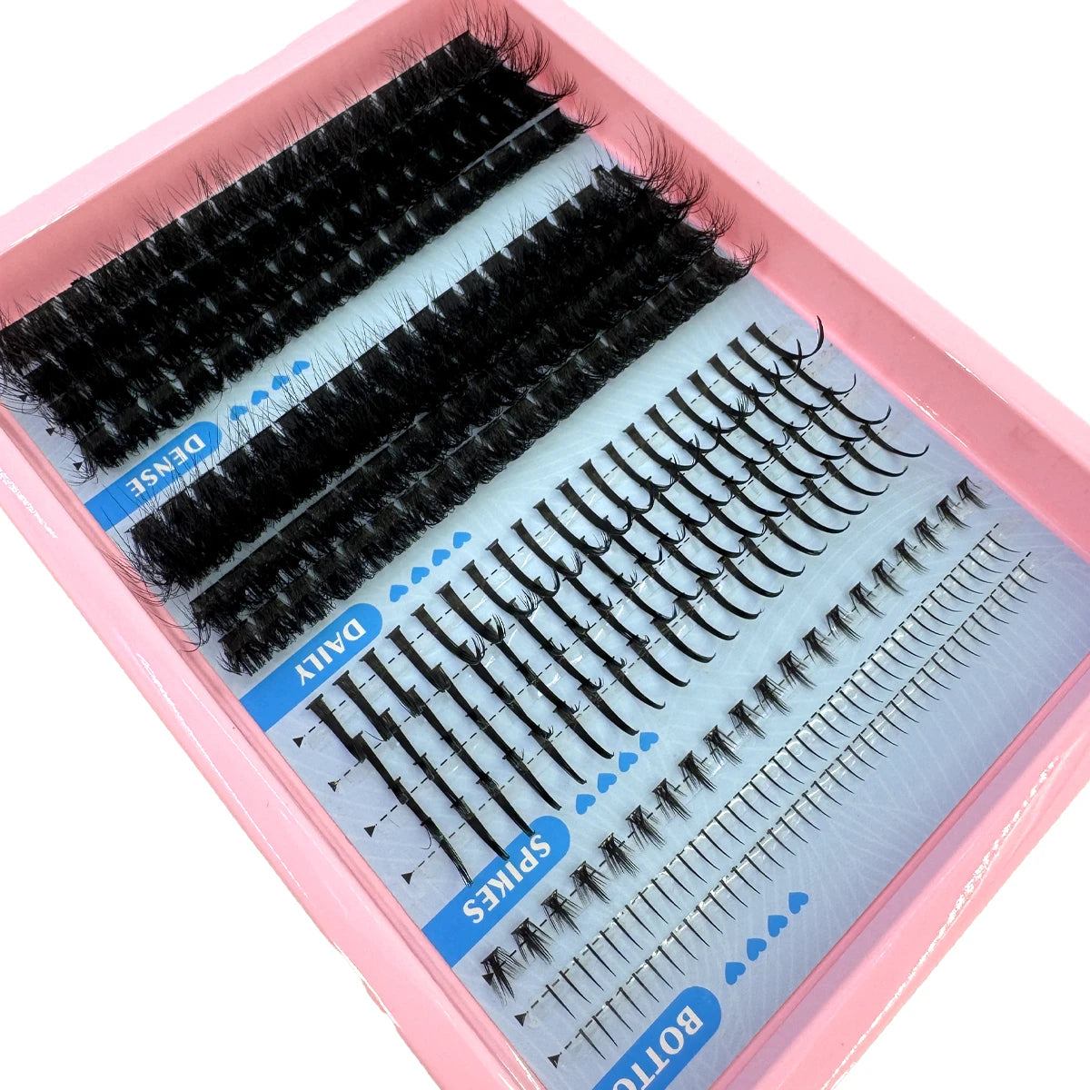 15Rows Lash Clusters Spikes Eyelash Extensions Spiky Lashes Extension
