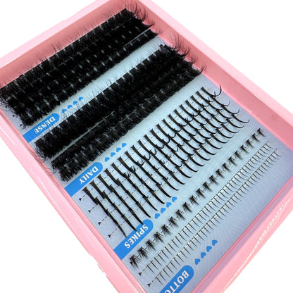 15Rows Lash Clusters Spikes Eyelash Extensions Spiky Lashes Extension