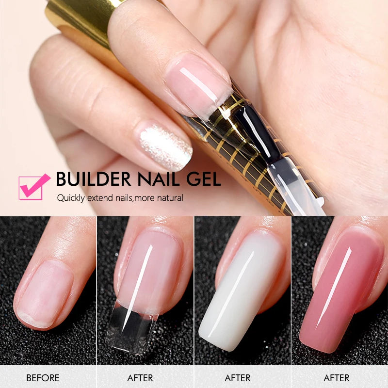 CHUNSHU 6 IN 1 Extension UV Gel Polish In A bottle Builder Nail Gel
