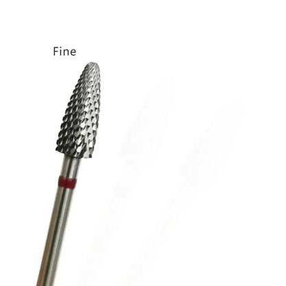 HYTOOS Cone Shape Nail Drill Bit Carbide Milling Cutter For Manicure