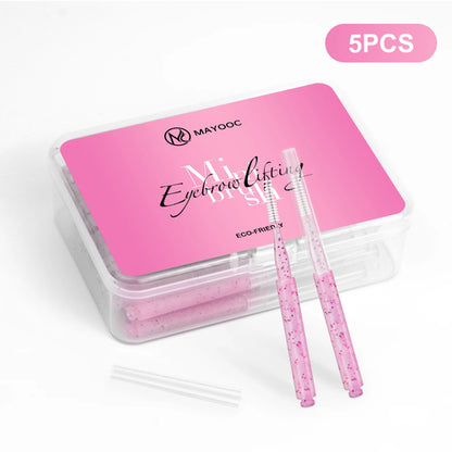 MAYOOC Mini Eyebrow Brush Brow Perm Brush Disposable Brow Lifting