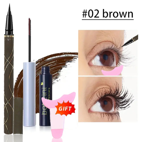 Silk Fiber Curling Mascara, Ultra-Fine Brush, Lengthening &