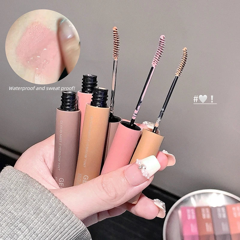 3D Eyebrow Dye Cream Long Lasting Pink Brown Color Eyebrow Mascara