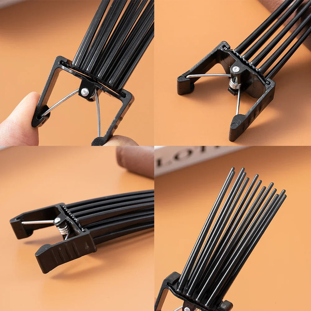 2pcsSimple Fluffy Hairpin Curling Roots High Natural Fluffy Hair Clip