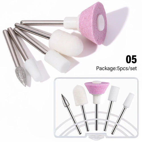 LINMANDA 6 In 1 Electric Nail Drills Kit Remove Polisher Manicure