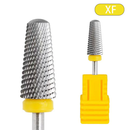 5 in 1 Tungsten Steel Nail Drill Bits Milling Cutter For Electric Nail