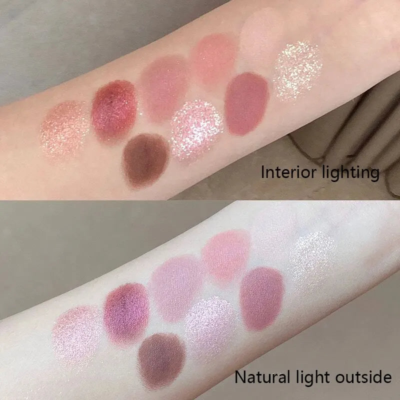 DIKALU Transparent Acrylic Eyeshadow Tray Pearl Matte Waterproof Is