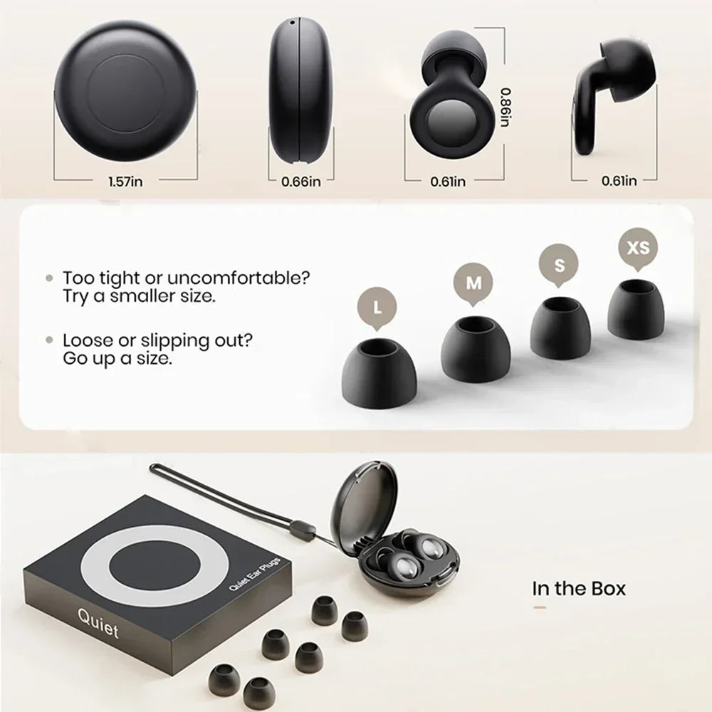 1set Ear Plugs for Sleeping,Sleep aid,Noise Reduction Super Soft